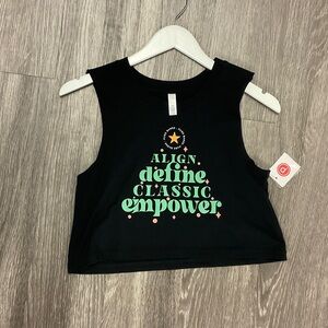 Black Pure Barre Class Format Christmas Tank Top